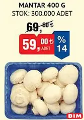 MANTAR 400 G fiyat ve kampanya bilgisi